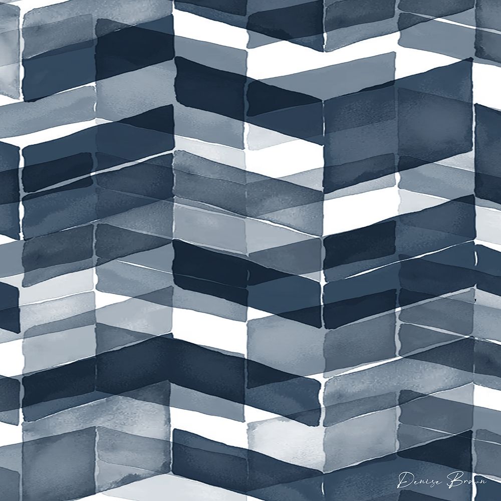Geometria Azul 1 — pantone — Brown, Denise