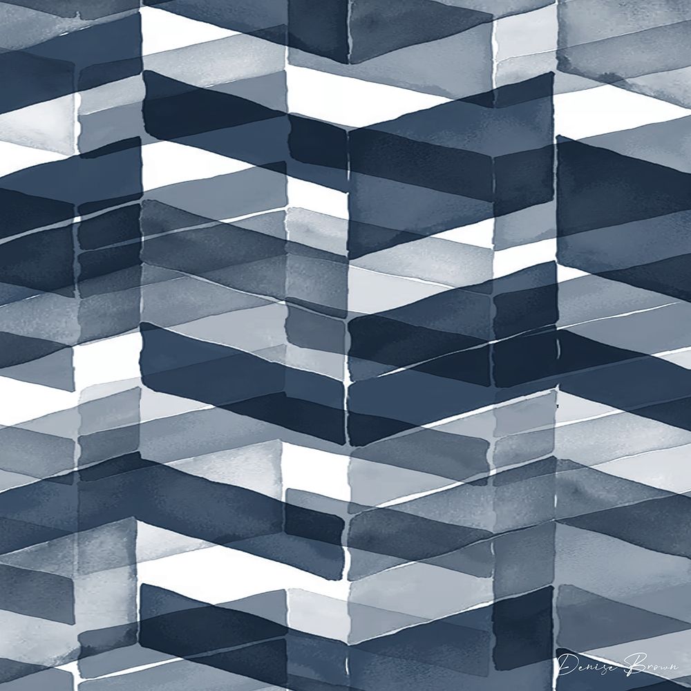 Geometria Azul 3 — pantone — Brown, Denise