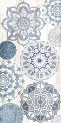 Mandala em Azuis 1 — painel 1 — Allen, Kimberly
