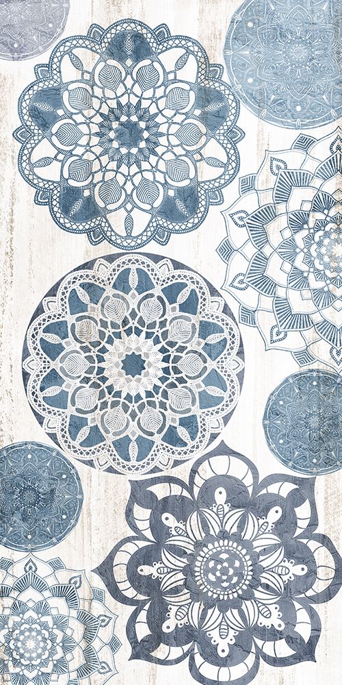 Mandala em Azuis 2 — painel 2 — Allen, Kimberly