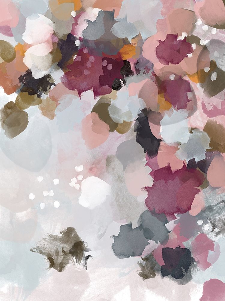 Folhas de Outono — aquarela abstrata — Straatsma, Leah