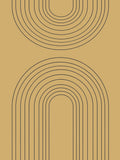 Arco-Íris Abstrato 1 — ocre — Straatsma, Leah