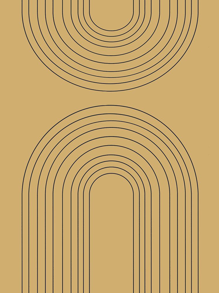 Arco-Íris Abstrato 1 — ocre — Straatsma, Leah