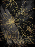 Dourado Abstrato Floral — Villa, Milli