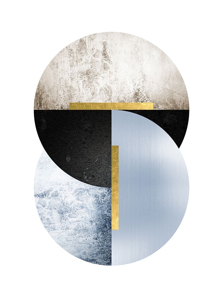 Geometria Azul Bege Preta — Urban Epiphany