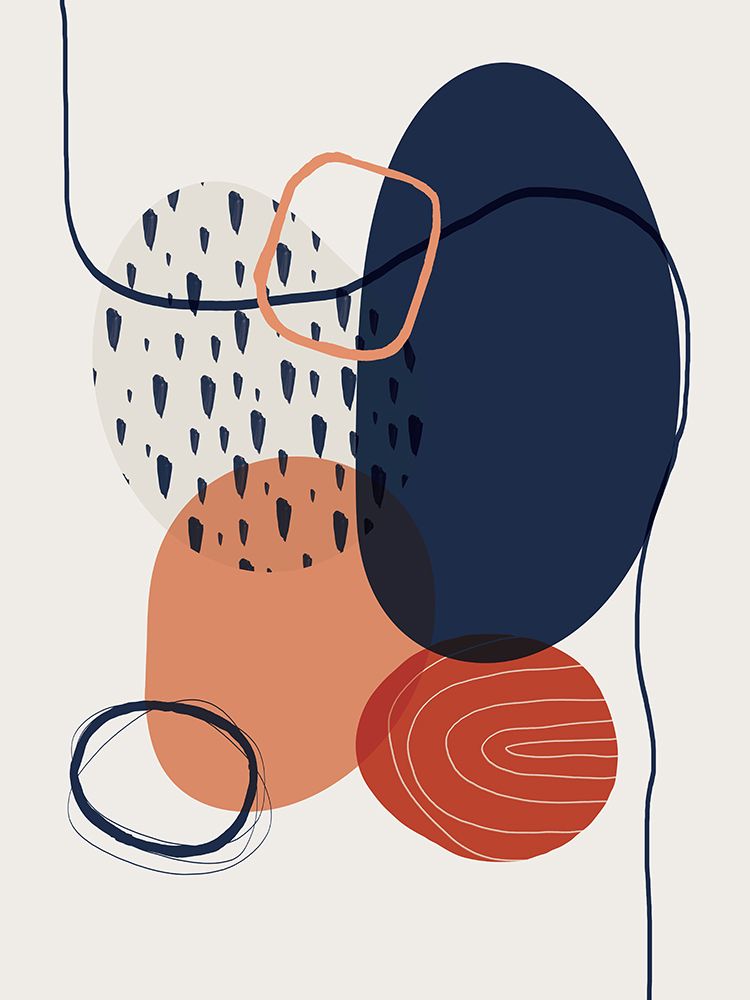 Abstrato em Argila Vermelha 3 — Urban Epiphany