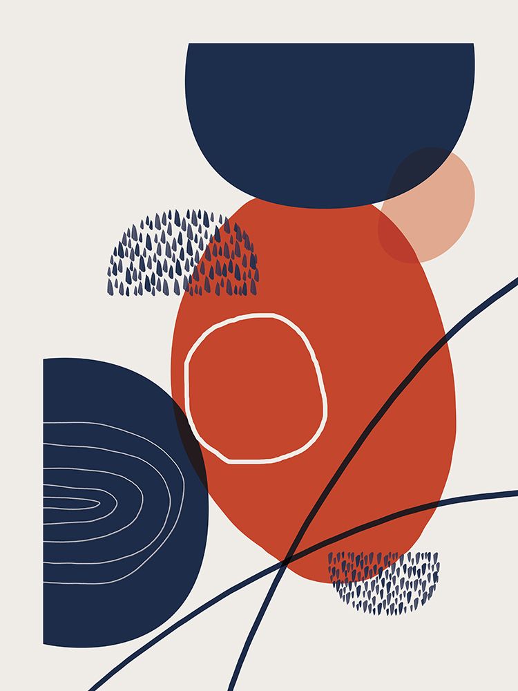 Abstrato em Argila Vermelha 4 — Urban Epiphany