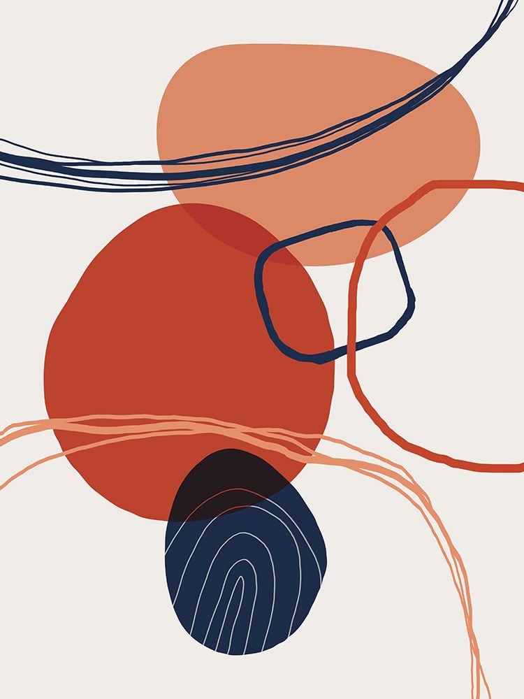 Abstrato em Argila Vermelha 5 — Urban Epiphany
