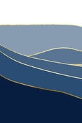 Ouro Azul-Marinho Paisagem 1 — Urban Epiphany