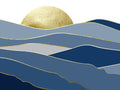 Ouro Azul-Marinho Paisagem 2 — Urban Epiphany