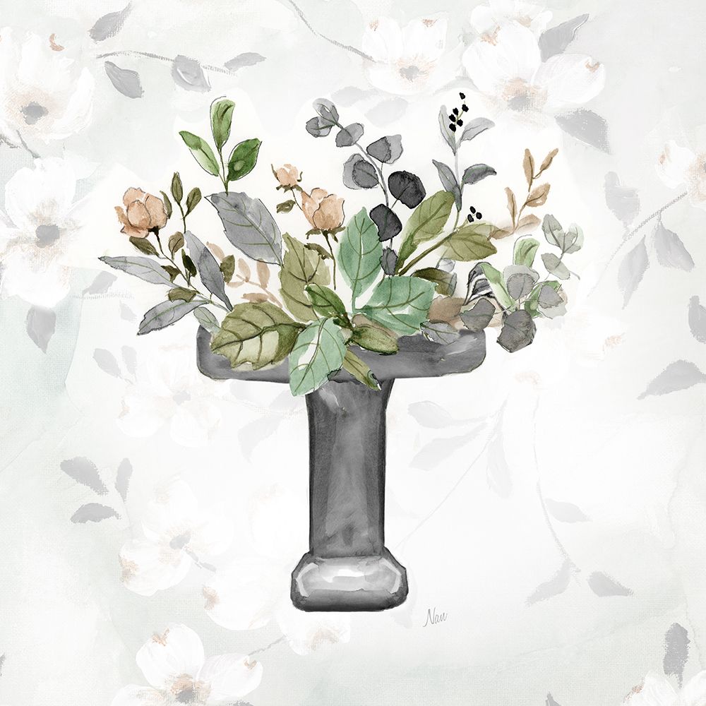 Lavabo Suave Floral — Nan