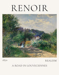 A Road In Louveciennes Poster — Renoir, Auguste