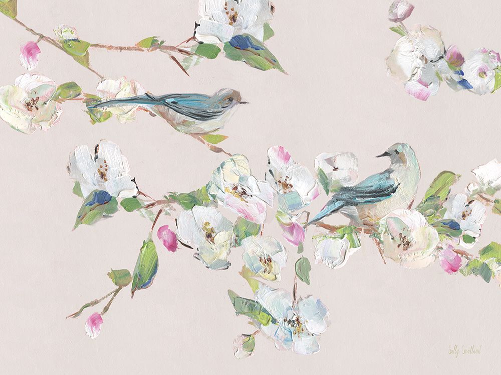 Pássaros Azuis e Flores II — Swatland, Sally