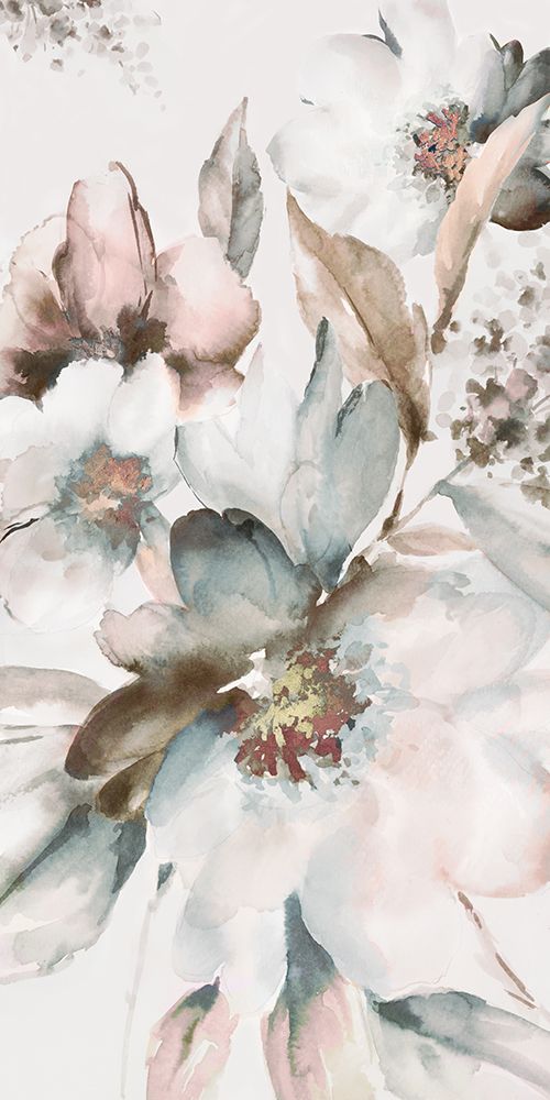 Florais Rosa em Aquarela I — Black, Alex