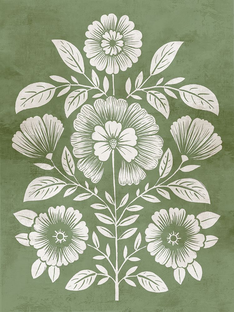 Harmonia Floral sobre Verde — Black, Alex
