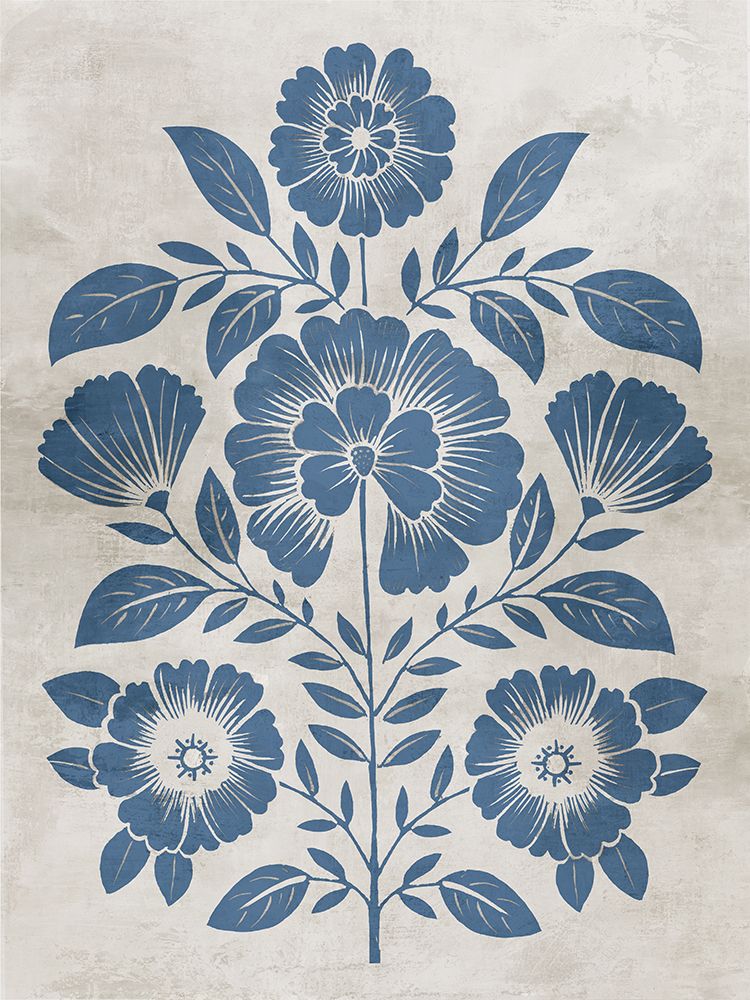 Harmonia Azul Floral — Black, Alex