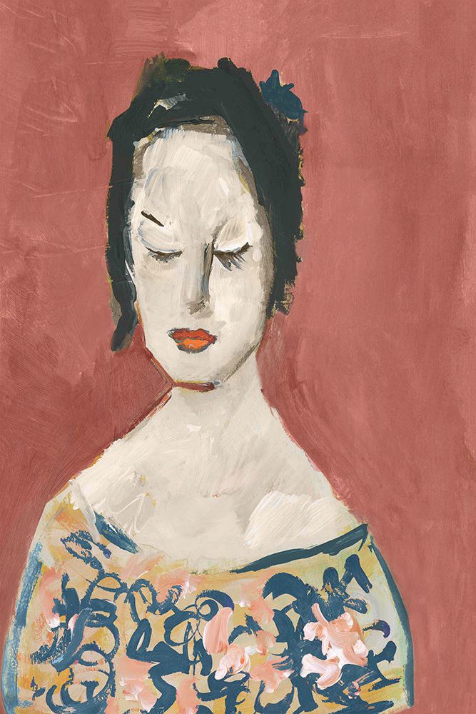 Retrato Feminino Vintage III — Casa Cartissi