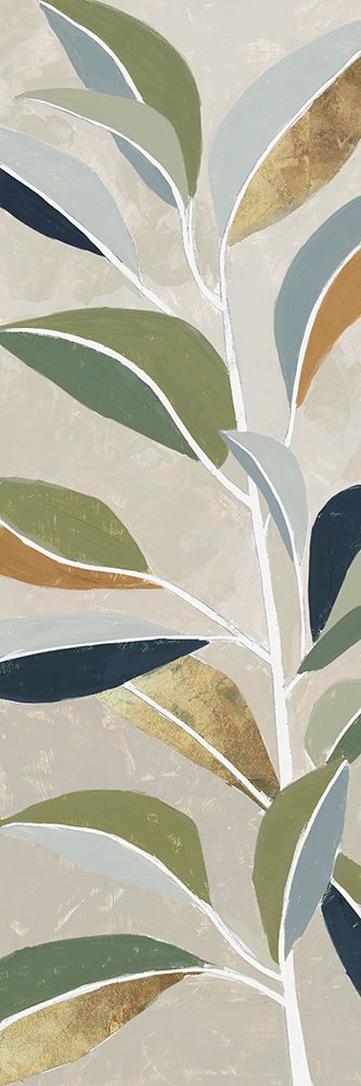 Folhas em Mosaico Dourado I — Jacob Q