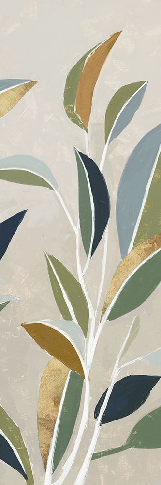 Folhas em Mosaico Dourado II — Jacob Q