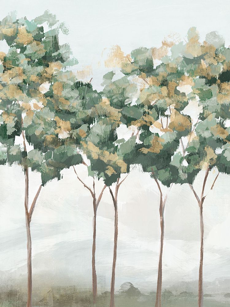 Árvores em Verde e Ouro I — Ian C