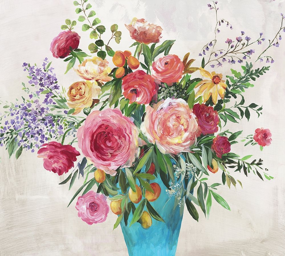 Vaso Azul Florais — Jensen, Asia