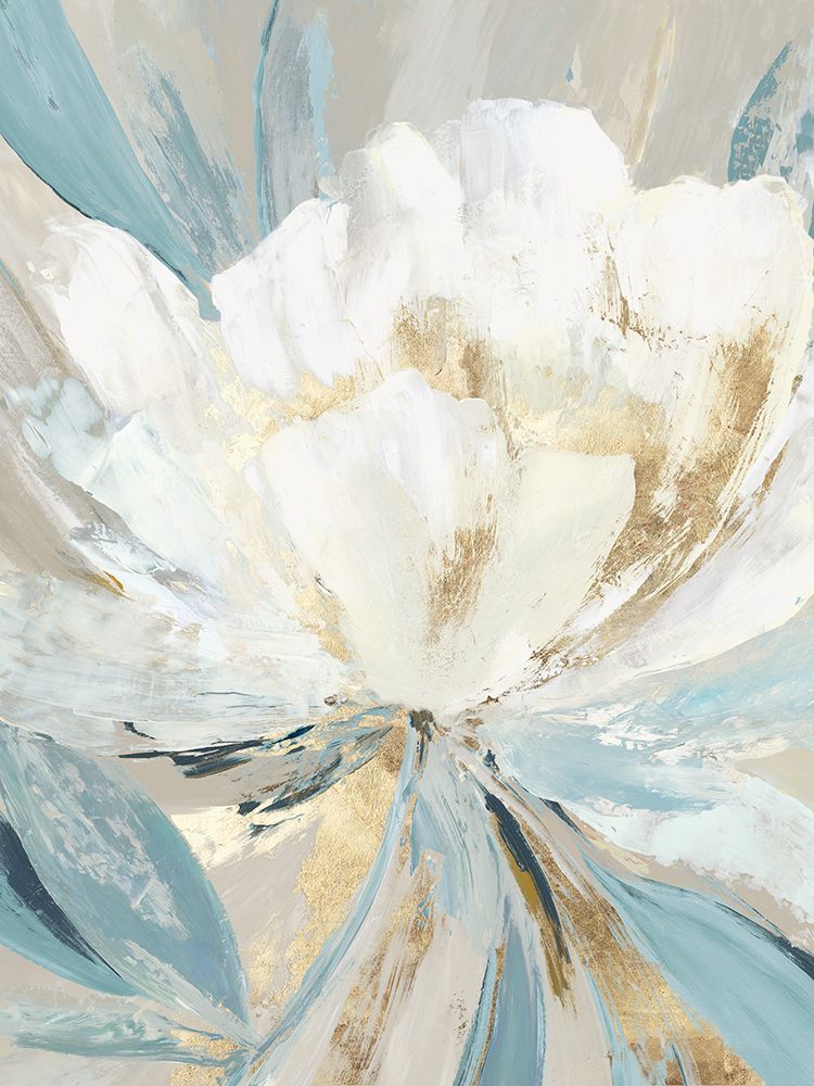 Floral em Azul e Ouro II — Jensen, Asia