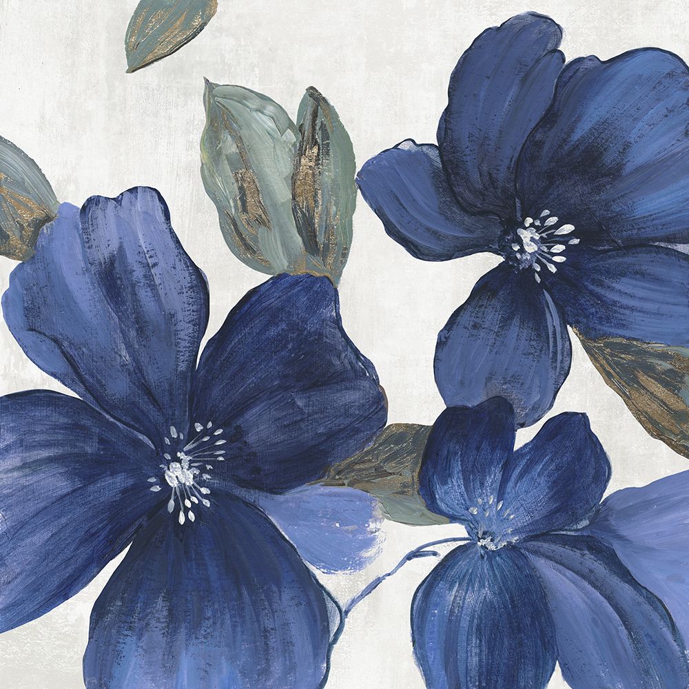 Florais de Primavera em Índigo I — Jensen, Asia