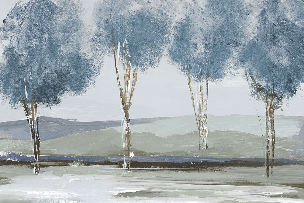 Floresta Dourada de Bétulas 2 — versão azul — Lera