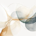 Formas Orgânicas Abstratas em Laranja Aquarela I — Orlov, Irena