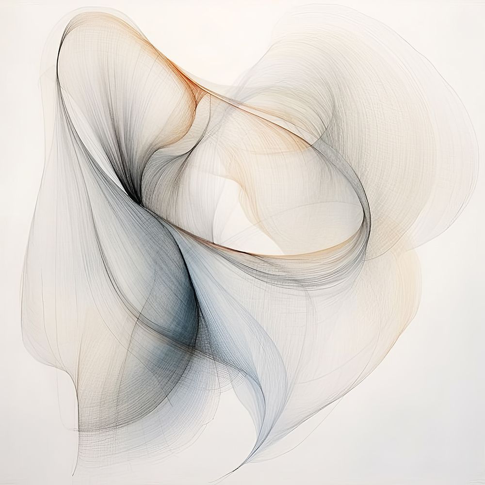 Abstrato Orgânico Minimalista em Cinza II — Orlov, Irena