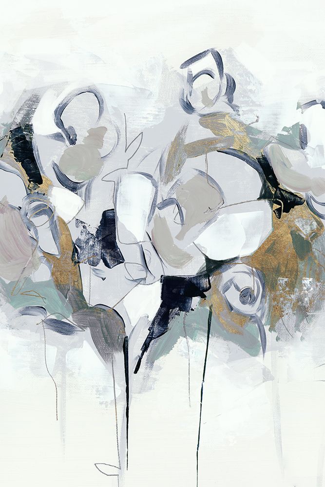 Florais Abstratos Azuis I — PI Studio
