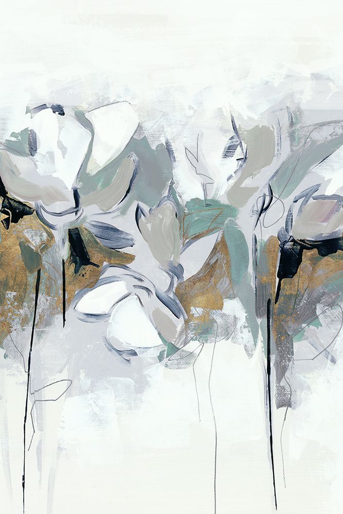 Florais Abstratos Azuis II — PI Studio