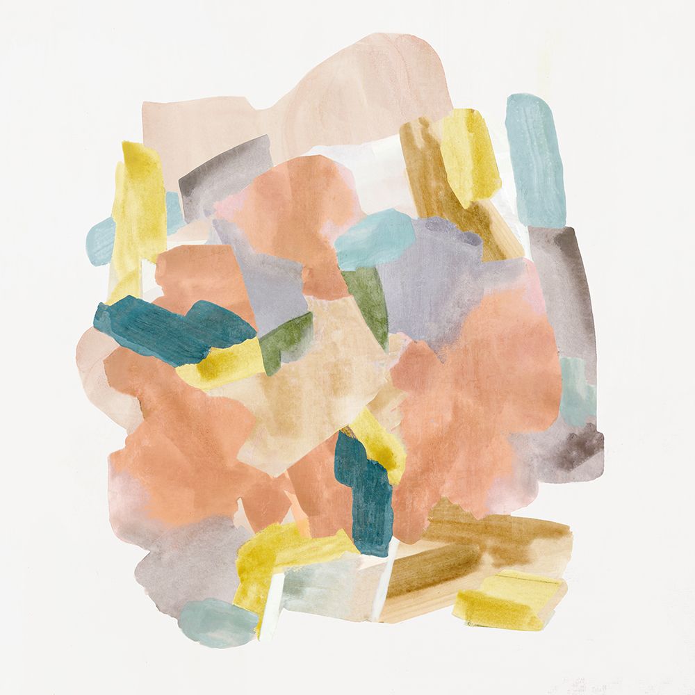 Formas Abstratas em Colagem Colorida — PI Studio