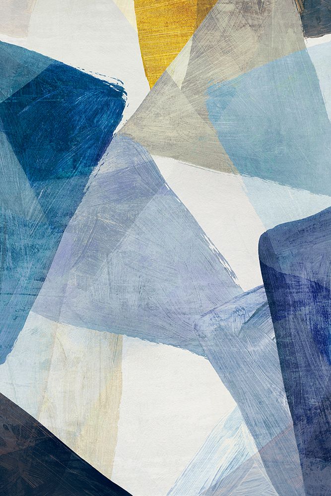 Geometria Azul I — versão índigo — PI Studio