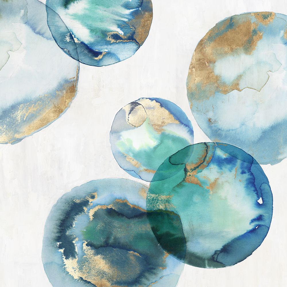 Mármores em Azul e Verde I — PI Studio