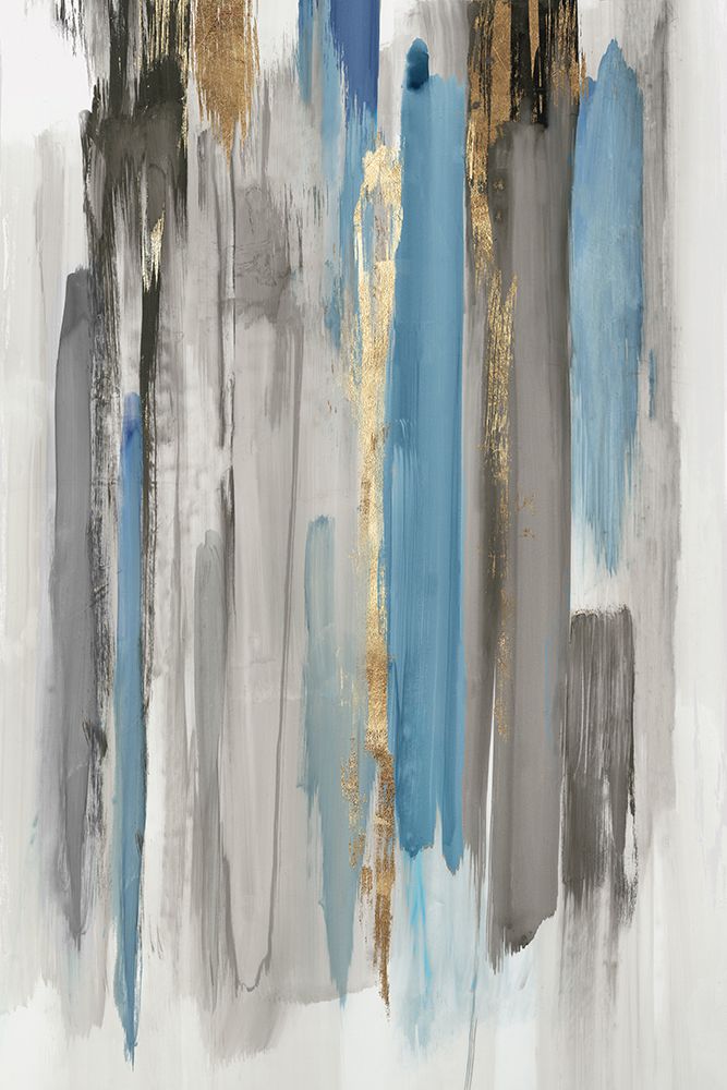 Linhas Abstratas Azuis II — Reeves, Tom