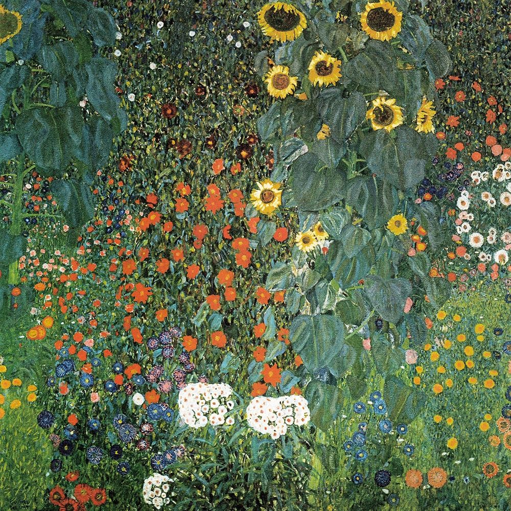 Farm Garden with Sunflowers, 1906 — Klimt, Gustav