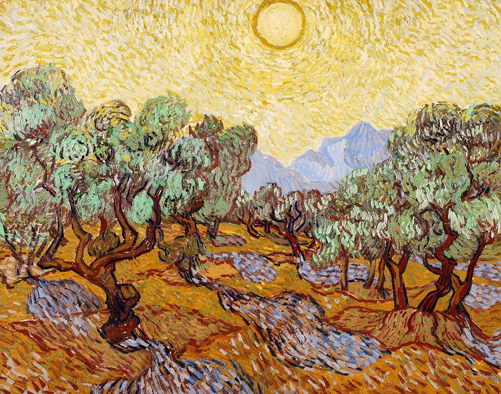 Olive Trees, 1889 — Van Gogh, Vincent