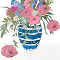 Vaso Azul de Rosas Rosas — Maria, Robin