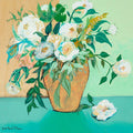 Vaso de Rosas Brancas — Maria, Robin
