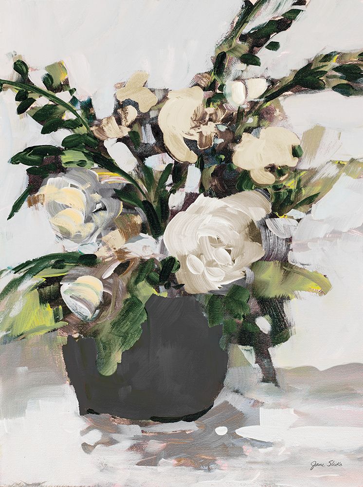 Rosas Brancas no Vaso — Slivka, Jane