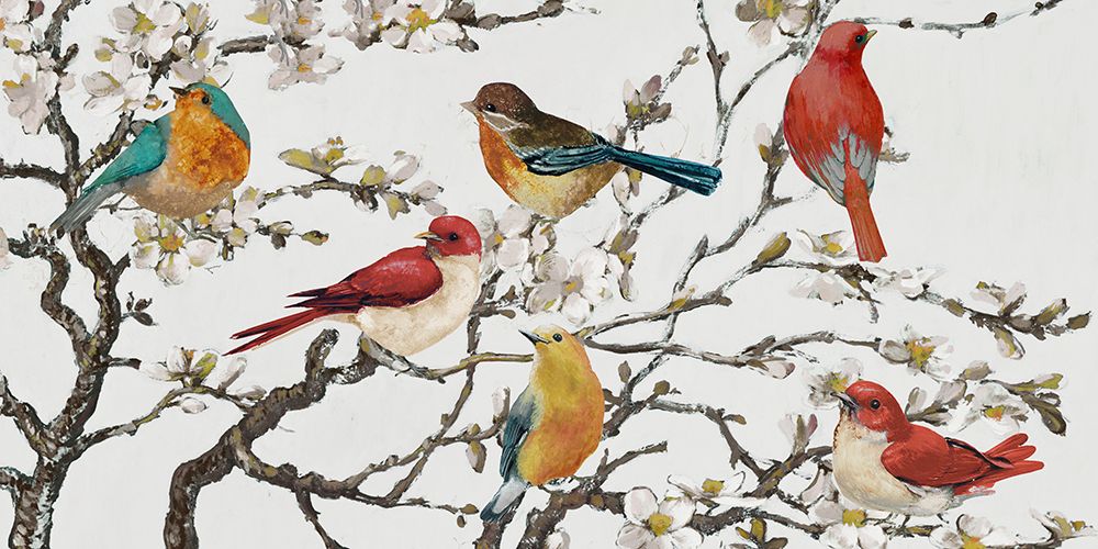 Pássaros nas Flores de Cerejeira I — Lorenzo Collective