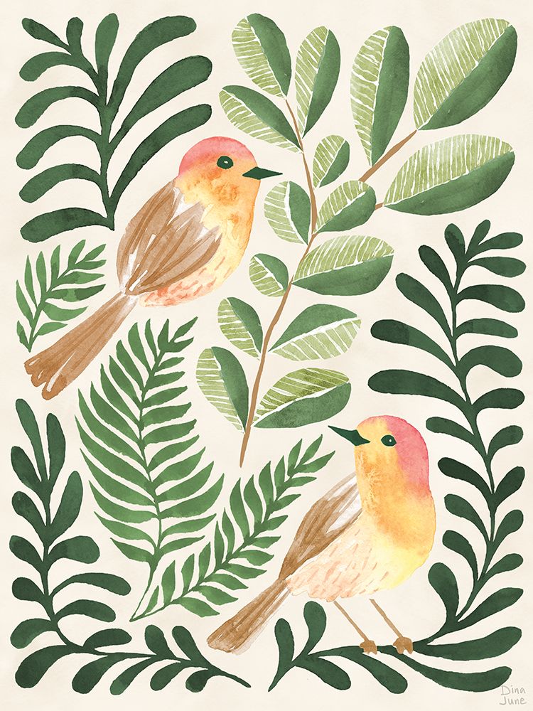 Folhas Frescas IV — June, Dina
