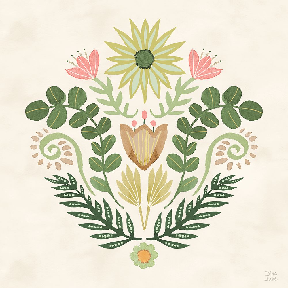 Folhas Frescas VI — June, Dina