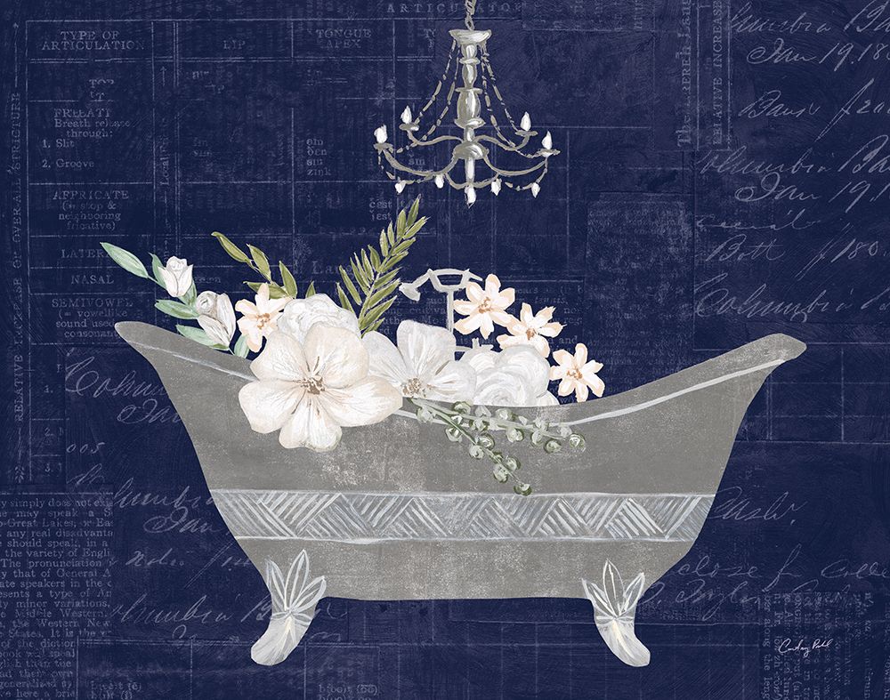 Banho Floral II Índigo — Prahl, Courtney