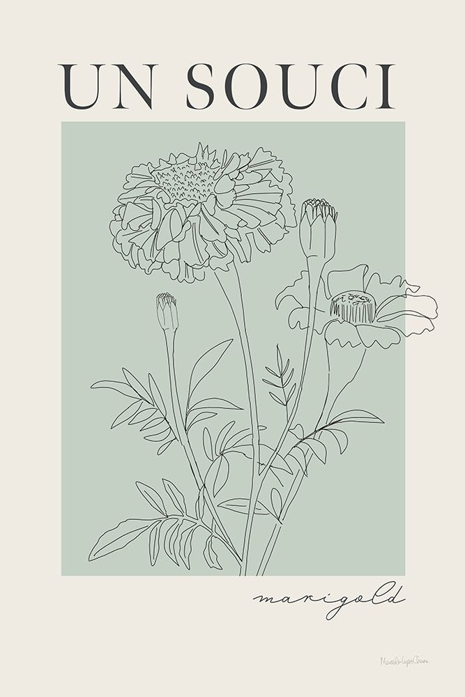 Pôster Floral Francês II — Charro, Mercedes Lopez