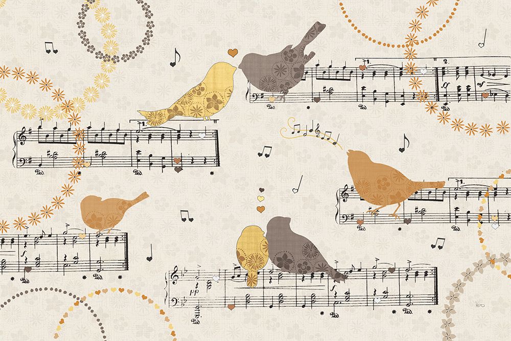 Pássaros Cantores IV — amarelo — Charron, Veronique