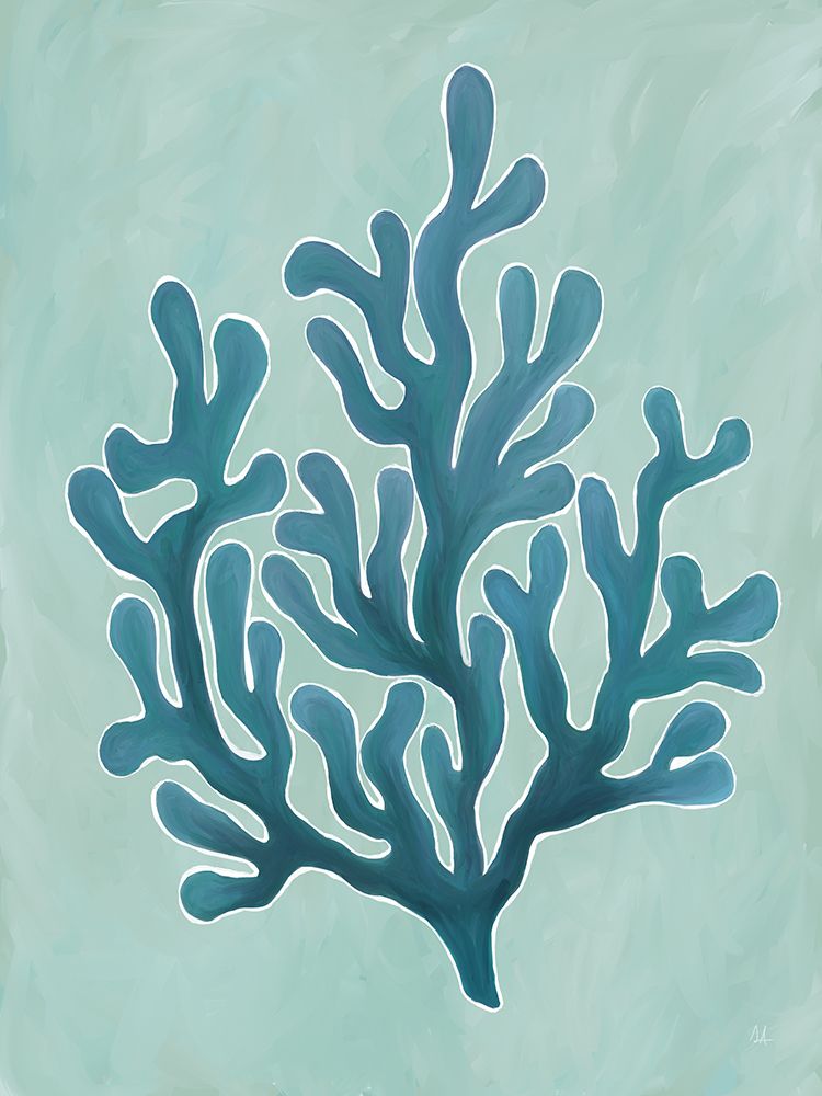 Flora e Fauna da Praia I 1 — azul-petróleo — Adams, Sarah