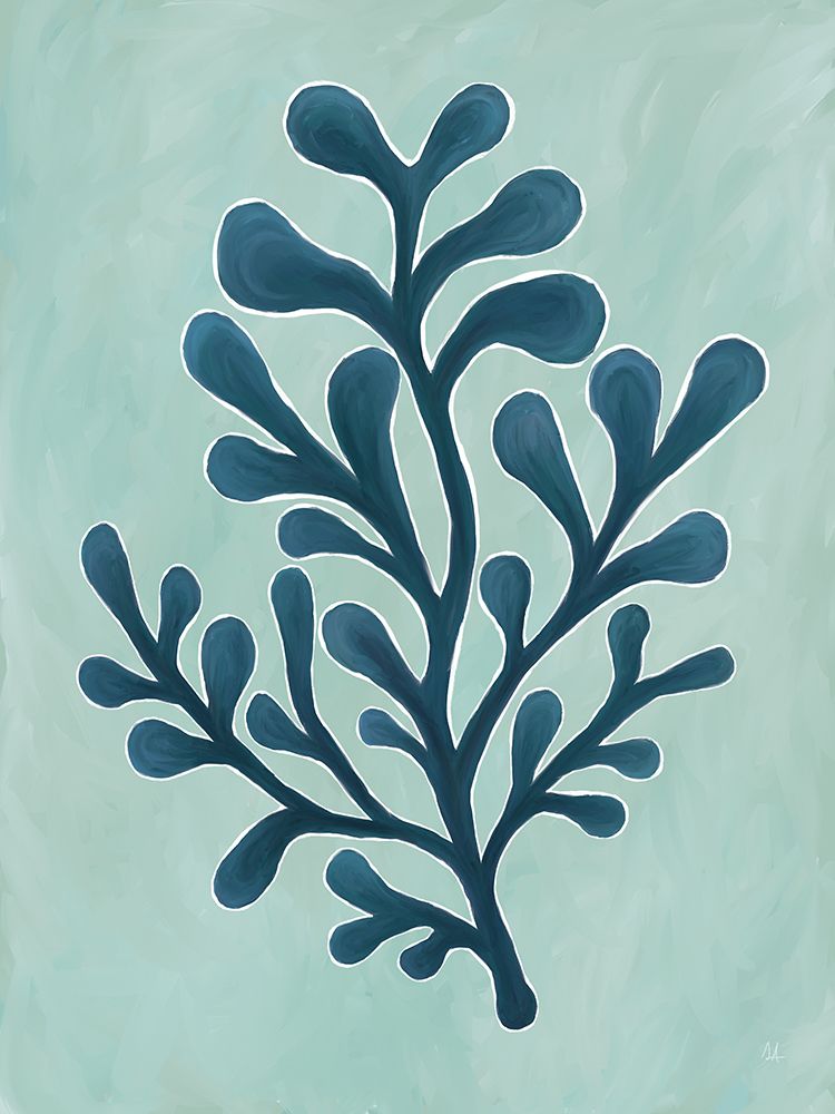 Flora e Fauna da Praia II 1 — azul-petróleo — Adams, Sarah