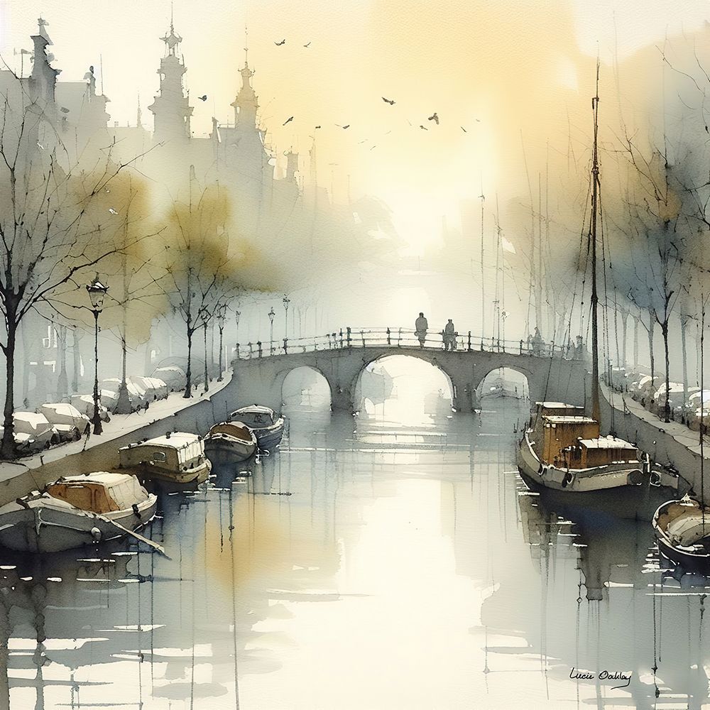 Manhã nos Canais de Amsterdã I — Oakley, Lucie
